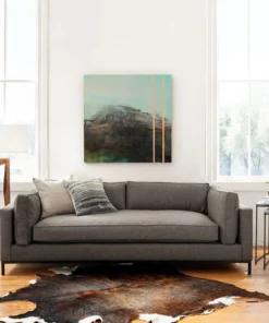 Four Hands Natural Cowhide Rug Brindle