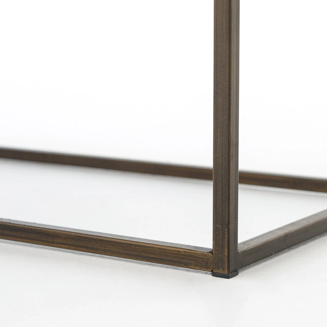 Four Hands New Arrivals Oxford Bench Ebony Leather 7 Four Hands New Arrivals Oxford Bench Ebony Leather