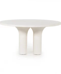 Four Hands Parra Dining Table Plaster Molded Concrete