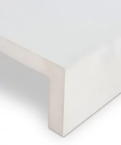 Four Hands New Arrivals Parish Coffee Table White Concrete 13 Four Hands New Arrivals Parish Coffee Table White Concrete