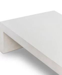 Four Hands New Arrivals Parish Coffee Table White Concrete 14 Four Hands New Arrivals Parish Coffee Table White Concrete
