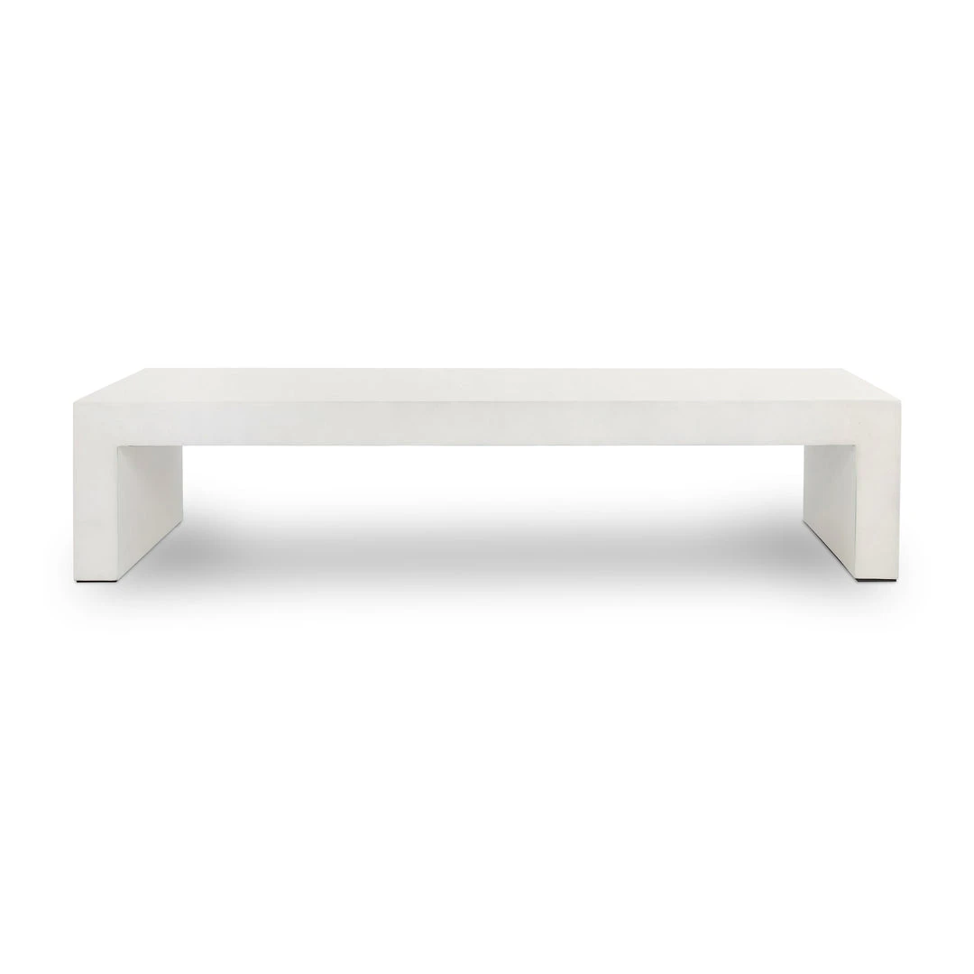 Four Hands New Arrivals Parish Coffee Table White Concrete 4 Four Hands New Arrivals Parish Coffee Table White Concrete