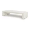 Four Hands New Arrivals Parish Coffee Table White Concrete 1 Four Hands New Arrivals Parish Coffee Table White Concrete