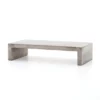 Four Hands Parish Coffee Table Gray Concrete