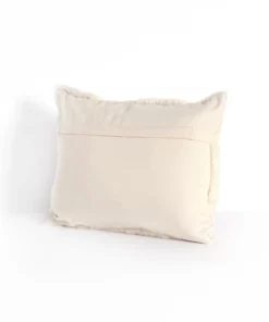 Four Hands New Arrivals Patchwork Shearling Lumbar Pillow