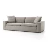 Four Hands Plume Sofa Heather Twill Pewter 2 Four Hands Plume Sofa Heather Twill Pewter