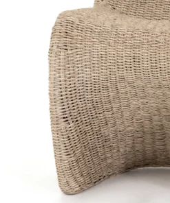 Four Hands Portia Outdoor Dining Chair Vintage White