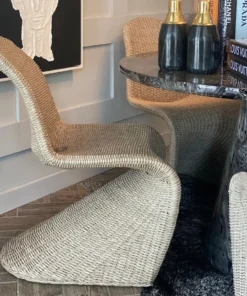 Four Hands Portia Outdoor Dining Chair Vintage White