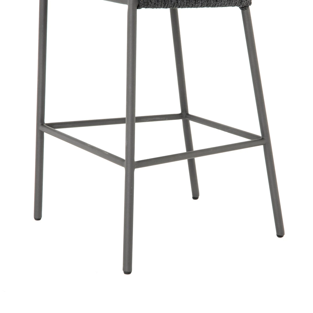 Four Hands Porto Outdoor Bar Stool Charcoal 18 Four Hands Porto Outdoor Bar Stool Charcoal