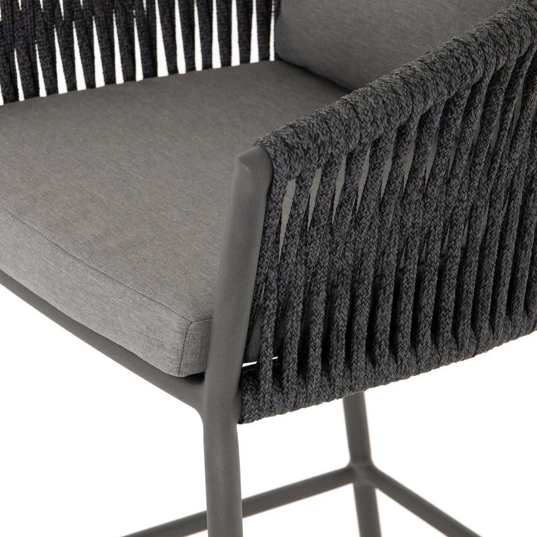 Four Hands Porto Outdoor Bar Stool Charcoal 14 Four Hands Porto Outdoor Bar Stool Charcoal