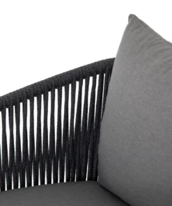 Four Hands New Arrivals Porto Outdoor Chair Charcoal