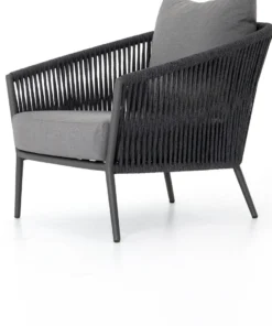 Four Hands New Arrivals Porto Outdoor Chair Charcoal