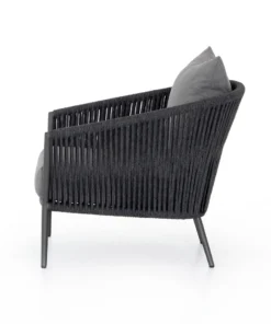 Four Hands New Arrivals Porto Outdoor Chair Charcoal