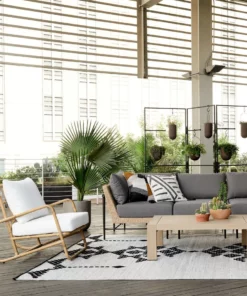 Four Hands Riley Outdoor Chair Faux Rattan New Arrivals