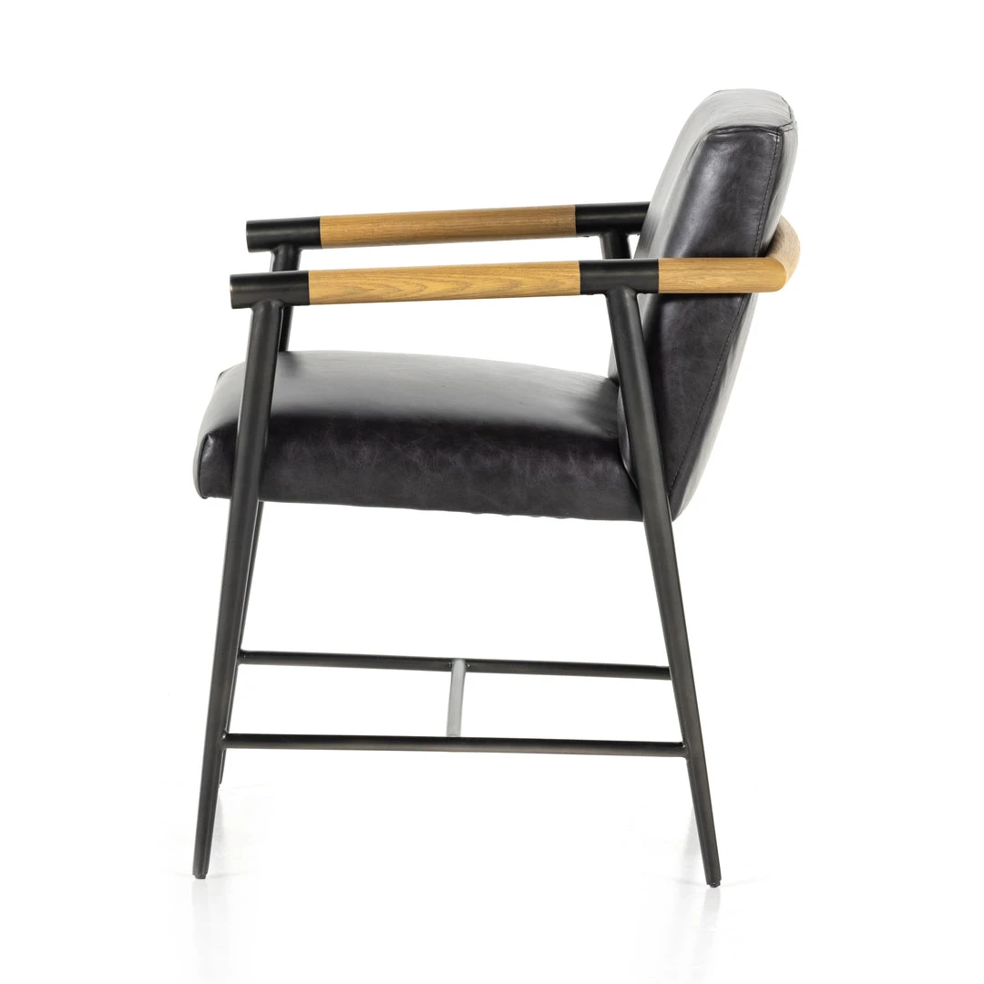 Four Hands New Arrivals Rowen Dining Chair Sonoma Black 7 Four Hands New Arrivals Rowen Dining Chair Sonoma Black