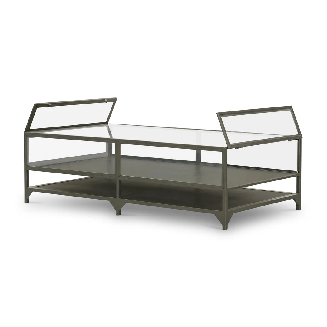Four Hands Shadow Box Coffee Table Gunmetal New Arrivals 5 Four Hands Shadow Box Coffee Table Gunmetal New Arrivals