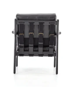 Four Hands Silas Chair Aged Black