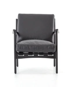 Four Hands Silas Chair Aged Black