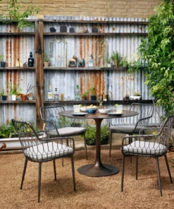 Four Hands New Arrivals Simone Bistro Table Antique Rust