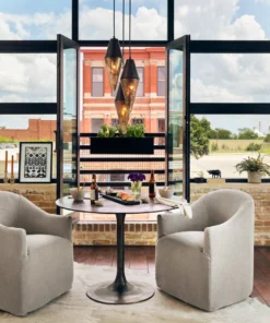 Four Hands New Arrivals Simone Bistro Table Antique Rust