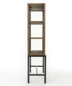 Four Hands Spencer Curio Cabinet Drifted Oak