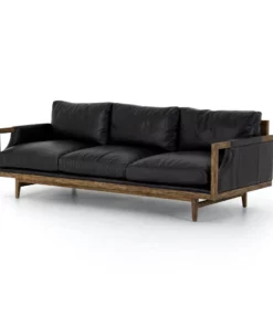 Four Hands New Arrivals Stanley Sofa Sonoma Black