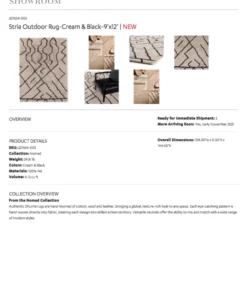 Four Hands Stria Outdoor Rug 17 Four Hands Stria Outdoor Rug