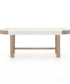 Four Hands Sumner Outdoor Bench Washed Brown 10 Four Hands Sumner Outdoor Bench Washed Brown