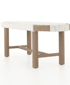 Four Hands Sumner Outdoor Bench Washed Brown 11 Four Hands Sumner Outdoor Bench Washed Brown