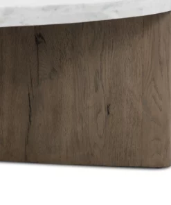 Four Hands Toli Coffee Table White Italian Marble New Arrivals