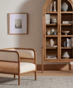 Four Hands Tremaine Chair Thames Cream