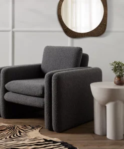 Four Hands Zebra Printed Hide Rug