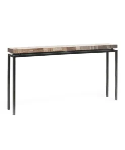 Made Goods New Arrivals Benjamin Narrow Console Table Flat Black