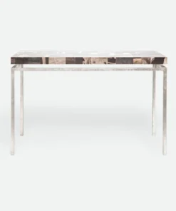 Made Goods Benjamin Console Table Silver