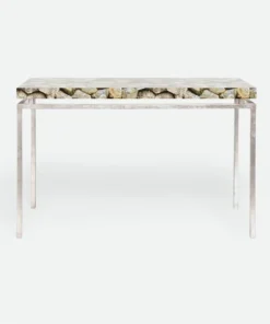 Made Goods Benjamin Console Table Silver