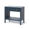 Made Goods Maris Double Nightstand True Navy Faux Belgian Linen