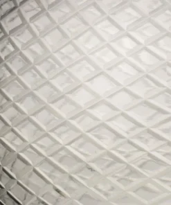 Global Views Clear Glass Ribbed Lamp