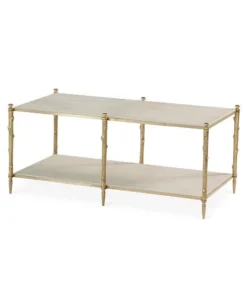 Global Views Arbor Cocktail Table Brass And White Marble New Arrivals