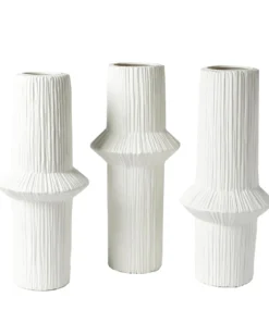Global Views Ascending Ring Vases Matte White Set Of 3 16 Global Views Ascending Ring Vases Matte White Set Of 3