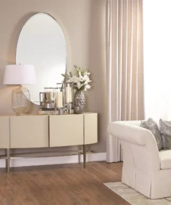 Global Views Clear Glass Ribbed Lamp