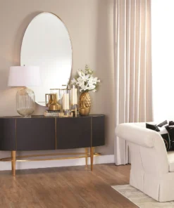 Global Views Clear Glass Ribbed Lamp