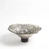 Global Views New Arrivals Crackled Footed Bowl