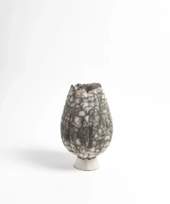 Global Views Crackled Footed Vase Small New Arrivals