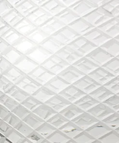 Global Views Clear Glass Ribbed Lamp