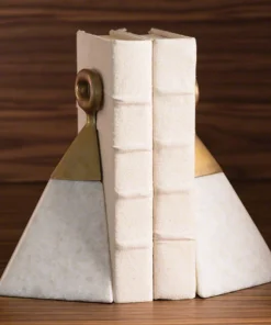 Global Views New Arrivals Equestrian Marble Bookends