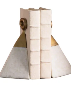 Global Views New Arrivals Equestrian Marble Bookends