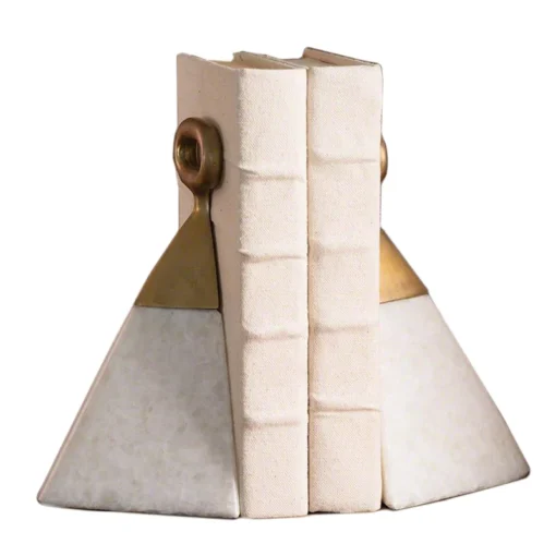 Global Views New Arrivals Equestrian Marble Bookends