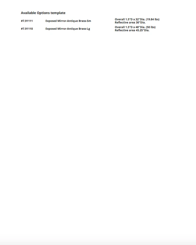 Global Views Exposed Mirror 7 Global Views Exposed Mirror