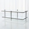 Global Views Laforge Cocktail Table Natural Iron