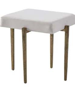 Global Views Laforge Bench Small Antique Brass